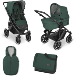 ABC DESIGN Kinderwagen Salsa 4 Air Set Basil Collection 2023