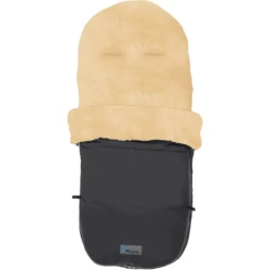 Altabebe Lamsvel Voetenzak Voor Bugaboo & Joolz Noordkaap Zwart