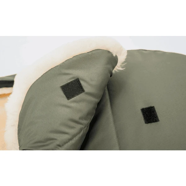 Altabebe Lamswollen Voetenzak Voor Kinderwagen Nordkap Beige - Afbeelding 5