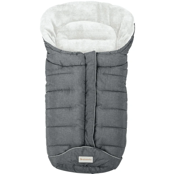 Altabebe Wintervoetenzak Met 3M Vulling Lichtgrijs White Wash - Afbeelding 4