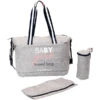 BABY ON BOARD Luiertas Simply Duffle Baby Meisje Grijs Gevlekt