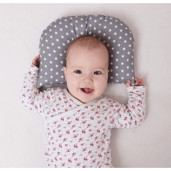 BabyDorm® Kussen Voor Kinderwagen BuggyDorm Jonna Petrol Met Witte Stipjes - Afbeelding 3