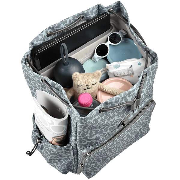 BEABA ® Luierrugzak Vancouver Donker Cherry Blossom - Afbeelding 4