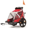 BELLELLI B-Travel Fietskar Child Ren Aanhangwagen Rood