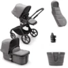 Bugaboo Combi Kinderwagen Fox 5 Met Accessoires Black /Grey Melange