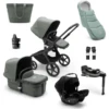 Bugaboo Combi Kinderwagen Fox 5 Startset Black / Forest Green