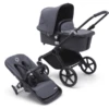 Bugaboo Kinderwagen Fox Cub Met Reiswieg En Zitje Black /Stormy Blue