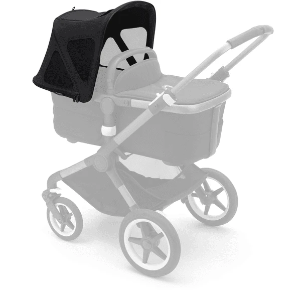 Bugaboo Zonnedak Met Ventilatie Breezy Fox / Cameleon 3/ Lynx Mid Night Black - Afbeelding 2