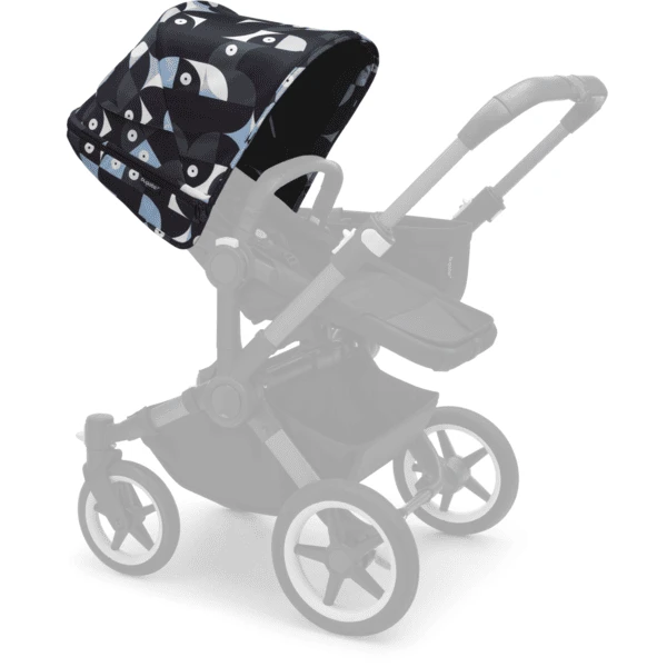 Bugaboo Zonnescherm Donkey 5 Green / Light Blue Special Edition - Afbeelding 2