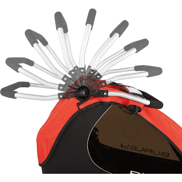 BURLEY Kinderfietskar Honey Bee Red - Afbeelding 4