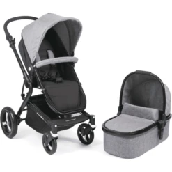 CHIC 4 BABY Combi Kinderwagen PASSO Jeans Grey