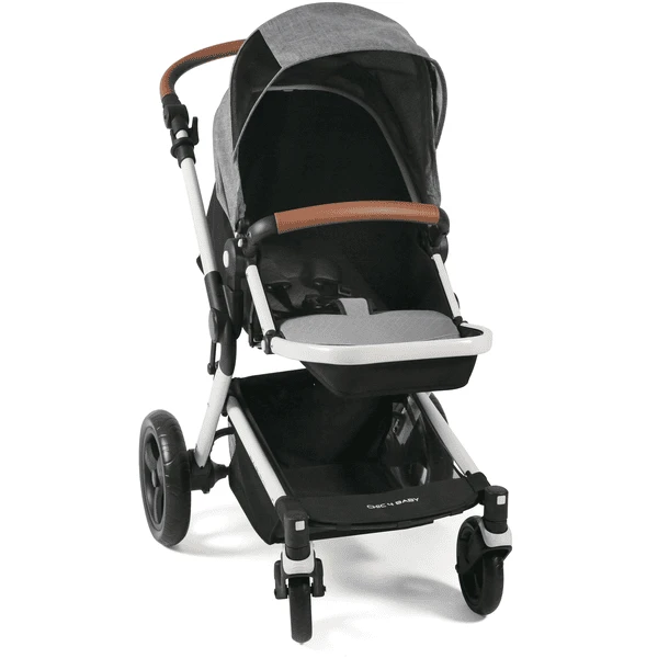 CHIC 4 BABY Combi Kinderwagen PASSO Melange Blue - Afbeelding 4