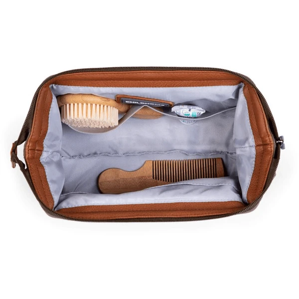 Childhome CHILD HOME Baby Benodigdheden Toilettas Canvas Kaki - Afbeelding 4