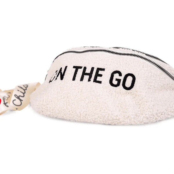 Childhome CHILD HOME Banana Bag On The Go Teddy Oud Wit - Afbeelding 5