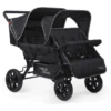 CHILDHOME Two By Two Kinderwagen 4 Children Zwart