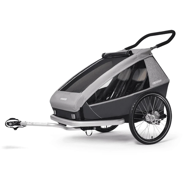 CROOZER Fietskar Kid Keeke 2 Stone Grey