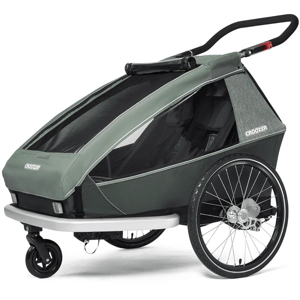 CROOZER Fietskar Kid Vaaya 2 Jungle Green - Afbeelding 2