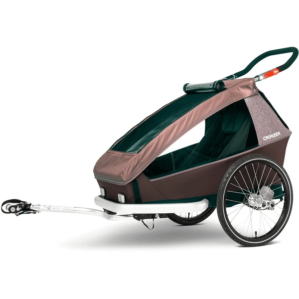 CROOZER Kid Vaaya 1 Blossom Red Kinderfietskar Inclusief Beschermbak Voor De Voetenruimte - Afbeelding 3