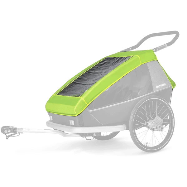 CROOZER Regenhoes Light Ning Yellow Voor Kid Tweezitter - Afbeelding 4
