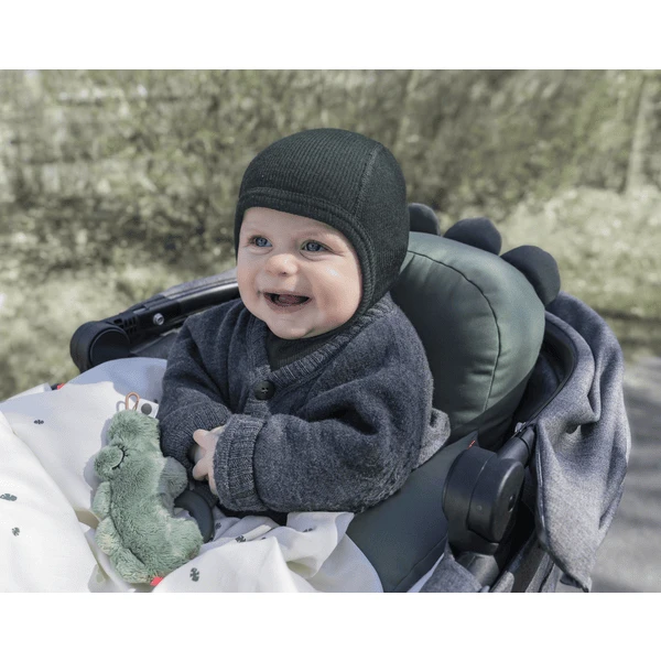 Done By Deer ™ Kinderwagenzitkussen Croco Groen - Afbeelding 4