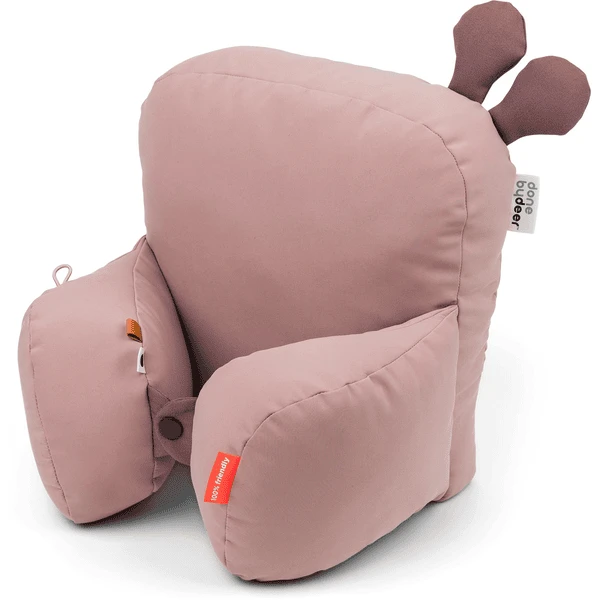 Done By Deer ™ Raffi Roze Kinderwagen Zitkussen - Afbeelding 3