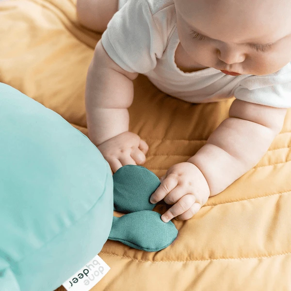 Done By Deer ™ Raffi Roze Kinderwagen Zitkussen - Afbeelding 4