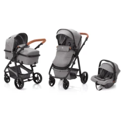 Fill Kinderwagen Set Panther Lichtgrijs Melange