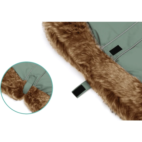 Fillikid Hand Warmer Halifax Met Bont Sage - Afbeelding 4