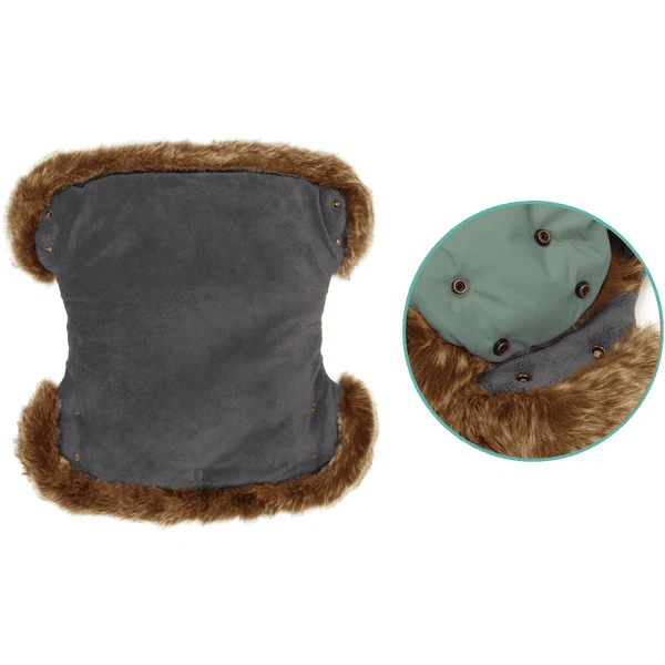 Fillikid Hand Warmer Halifax Met Bont Sage - Afbeelding 5