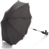 Fillikid Parasol Met Ovale Onderkant, Donkergrijs