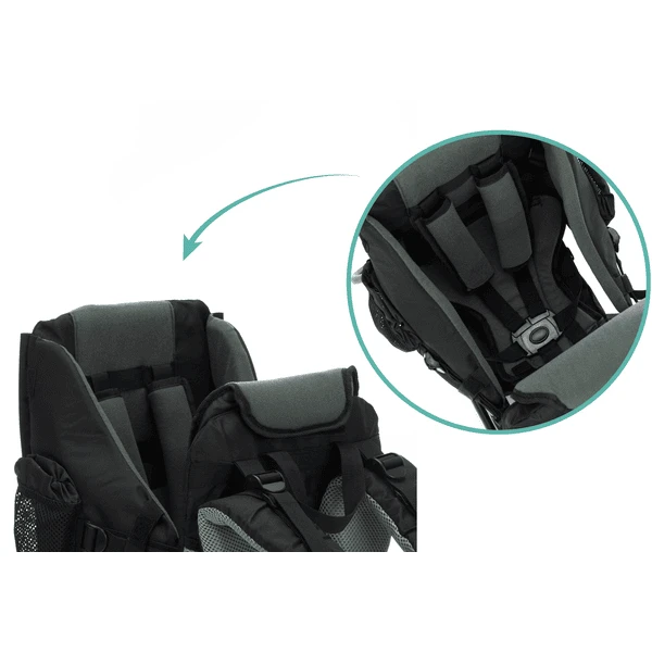 Fillikid Rugdrager Explorer Zwart - Afbeelding 3