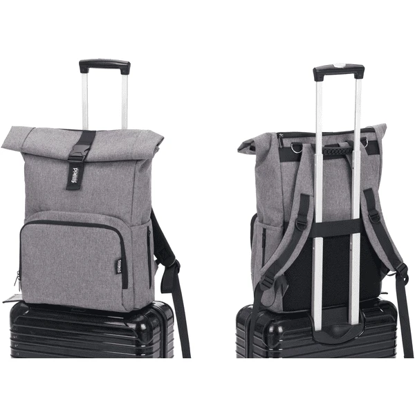 Fillikid Wikkelrugzak Tokyo Grijs GemĂȘleerd - Afbeelding 5