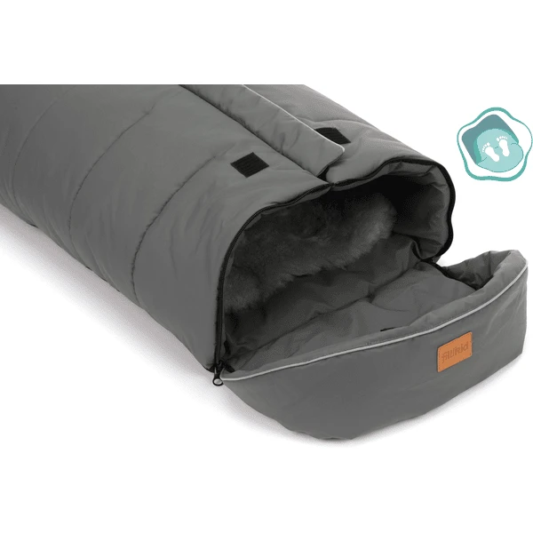 Fillikid Winter Voetenzak Mavensi Lamsleer Grijs - Afbeelding 2