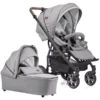 GESSLEIN Combi Kinderwagen F4 Air+, Lichtgrijs Gevlekt / Sterren