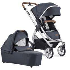 GESSLEIN FX4 Life Combi Kinderwagen, Marine Gevlekt