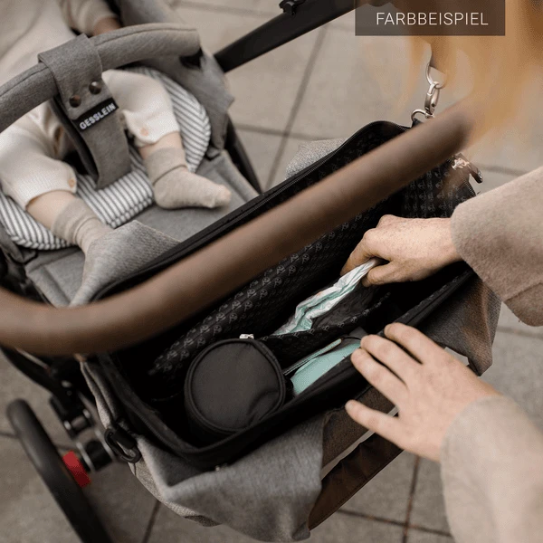 GESSLEIN Luiertas N°5, Ijsblauw Gevlekt - Afbeelding 4