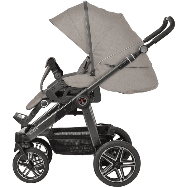 Hartan Kinderwagen Racer GTS Met Handrem Causal Collection Class Y Dots (906) Framekleur Platina - Afbeelding 4