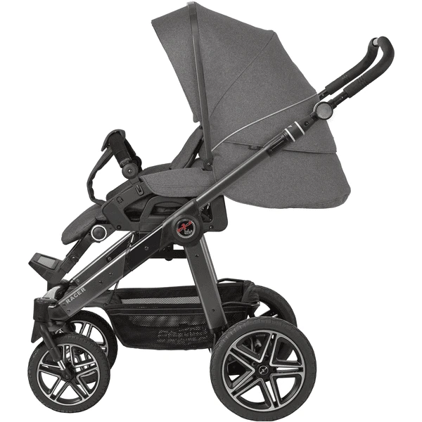 Hartan Kinderwagen Racer GTS Met Handrem Causal Collection Stardust (902) Framekleur Platina - Afbeelding 3