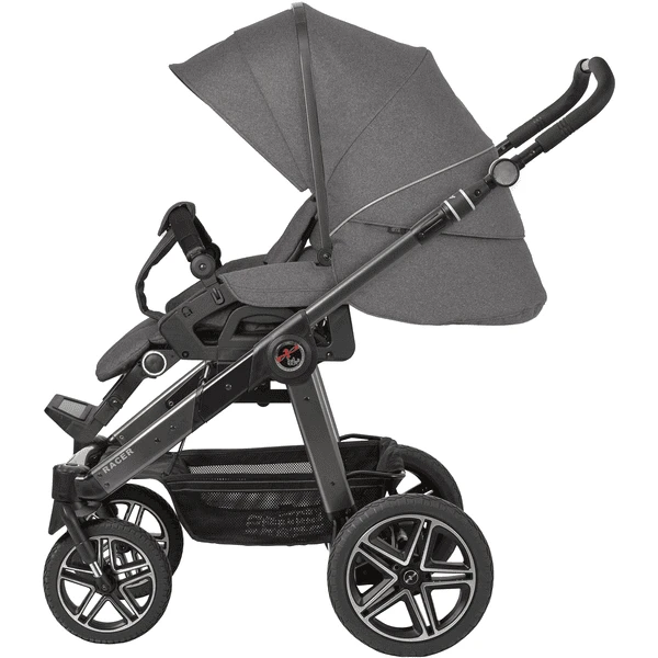Hartan Kinderwagen Racer GTS Met Handrem Causal Collection Stardust (902) Framekleur Platina - Afbeelding 4