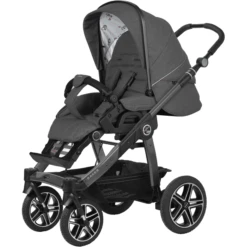 Hartan Kinderwagen Racer GTS Met Handrem Little Pinguïn (910) Framekleur Platina