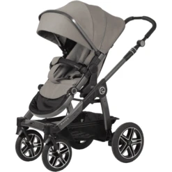 Hartan Kinderwagen Racer GTX Met Handrem Causal Collection Class Y Dots (906) Framekleur Platina