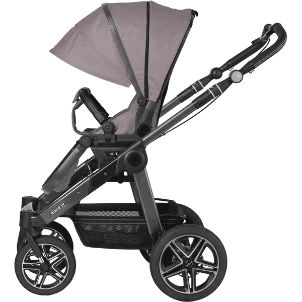 Hartan Kinderwagen ROCK IT GTR Met Handrem Casual Collectie Lovely Teddy (904) Framekleur Platina - Afbeelding 3
