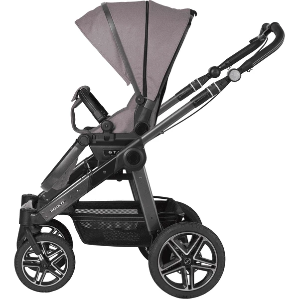 Hartan Kinderwagen ROCK IT GTR Met Handrem Casual Collectie Lovely Teddy (904) Framekleur Platina - Afbeelding 4