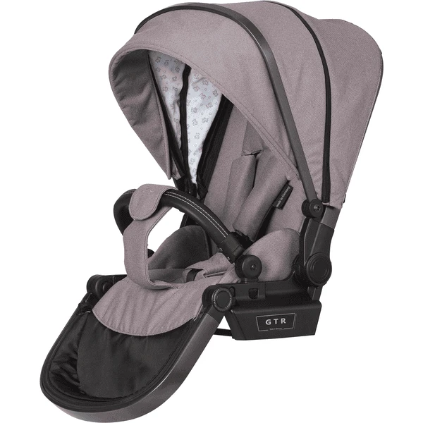 Hartan Kinderwagen ROCK IT GTR Met Handrem Casual Collectie Lovely Teddy (904) Framekleur Platina - Afbeelding 5