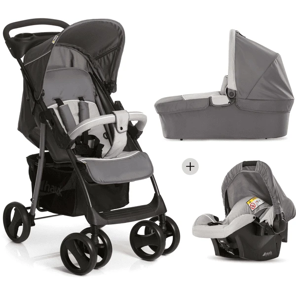 HAUCK Buggy Shopper SLX Trioset Stone/grey