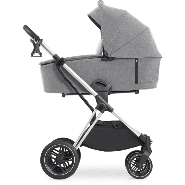 Hauck Kinderwagen Vision X Set Silver Melange Grijs - Afbeelding 4