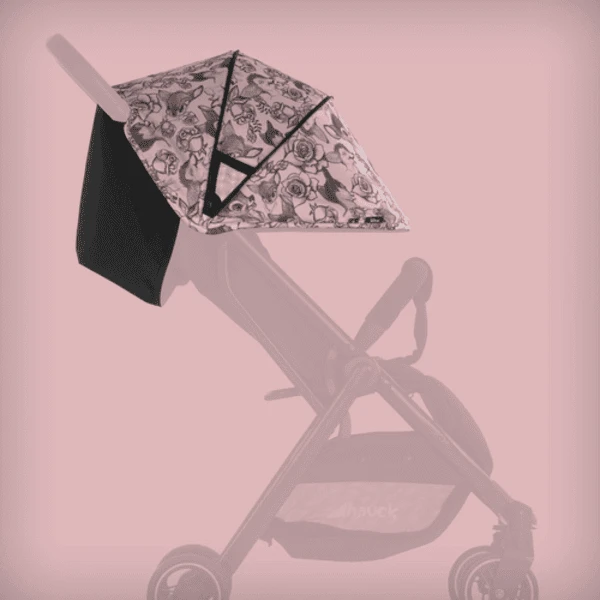 Hauck Zonneluifel Swift X Single Deluxe Zonneluifel Bambi - Afbeelding 2