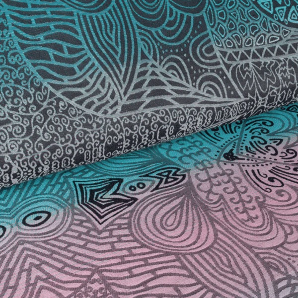 Hoppediz Ring-Sling Jacquard Jaipur Black - Afbeelding 3