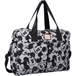 Kidzroom Luiertas Mickey Mouse Cuddle 's All Day Grey