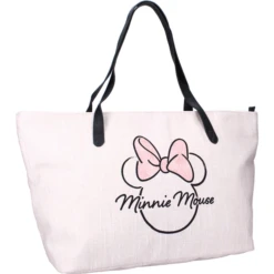 Kidzroom Minnie Mouse Shopping Tas Laat De Zon Schijnen Beige